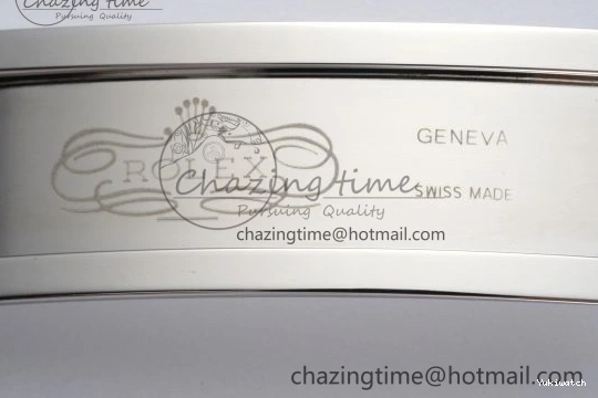 41 KING Steel Bezel on Dial 1:1 Polished Bracelet YG Oyster Best White DateJust Edition 904L SS VR3235 0311